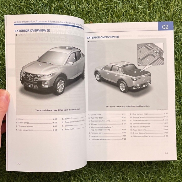 2023 Hyundai Santa Cruz Owners Manual (Limited, Preferred, SE, SEL, Ultimate) - Picture 9 of 16